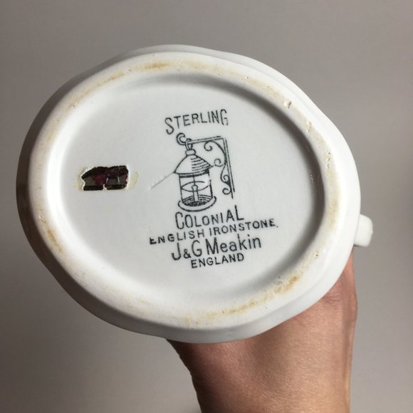 Vintage J&G Meakin Sugar Bowl English Pottery - Picture 3 of 3